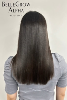 水素トリートメント＋縮毛矯正