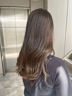 ロング オリーブグレージュ