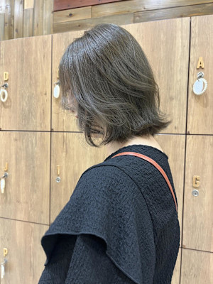 【黒田】オリーブベージュ/ブリーチなし