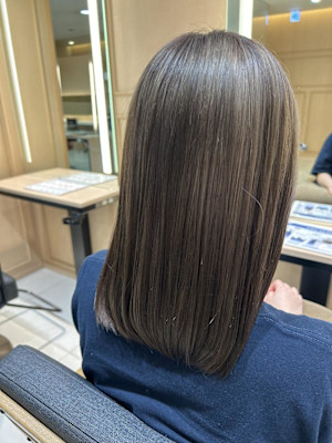 ダブルカラー×ベージュ