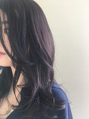 ダークトンでも素敵なロング