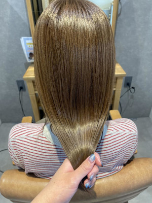 ♪オリーブベージュ×水素トリートメント♪