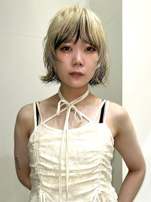 bob × インナーカラー＊