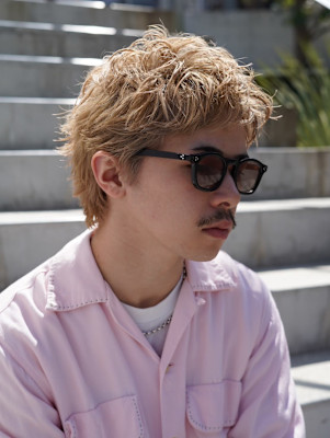 アップバングビジネスショートメンズカットツーブロ