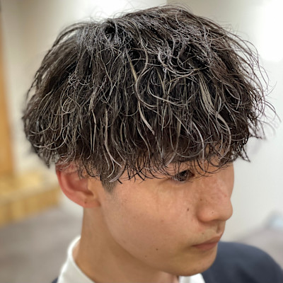 波巻きスパイラルパーマツイストスパイラルパーマツイスパ