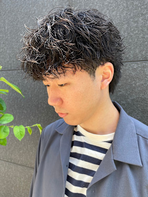 波巻きスパイラルパーマツイストスパイラルパーマツイスパ