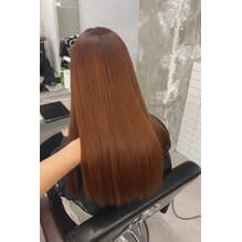 イノアカラーでツヤ髪オレンジブラウン