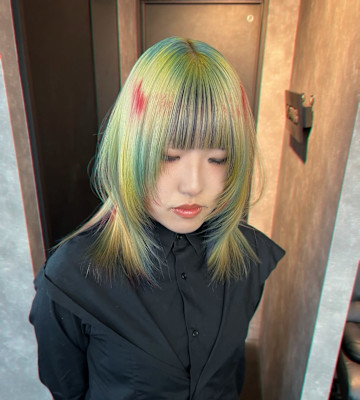 オーダーメイド　デザインカラー　ケアブリーチ　表参道/原宿