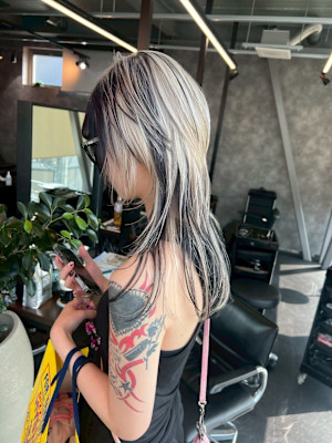 ローライト　ケアブリーチ　デザインカラー　表参道/原宿