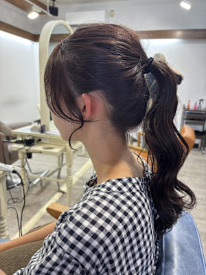 大人かわいい/ポニーテール