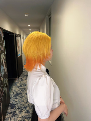 向日葵ヘアーです！