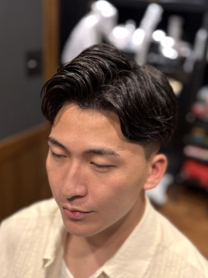 毛流れ　ニュアンス　パーマ