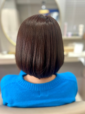 綺麗なツヤショートボブ♪