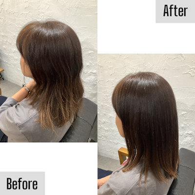 お客様スタイル 縮毛矯正