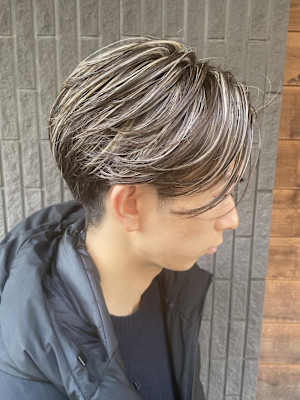 ツーブロック ×マッシュショート