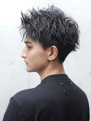 無造作オーバーアップ