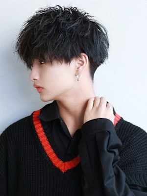 ソフツイスト無造作マッシュ