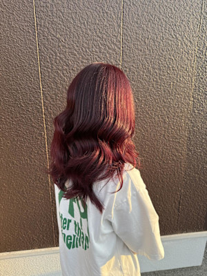 ブリーチ無しダブルカラー