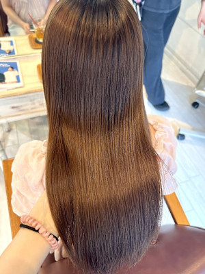 美髪矯正【酸性ストレート】やわらかナチュラル仕上げ