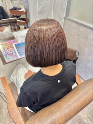 レディース　縮毛矯正×ボブ【辻堂】