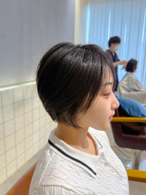 簡単ショートスタイル