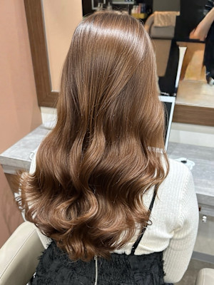 #韓国風パーマ#コテ巻き風パーマ #パーマロング#韓国へア#