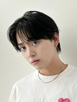 men's/メンズ/ダウンパーマ/黒染め/韓国/眉カット