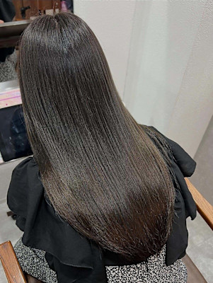 レディース　カット+美髪矯正+髪質改善プレミアム