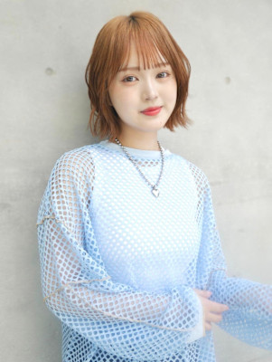 ボブ　ゆるふわ　パーマ