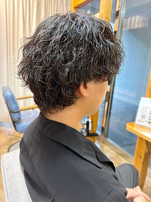波巻きパーマ×マッシュウルフ【立川/メンズ】