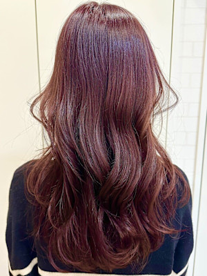 レイヤー×ピンクブラウン