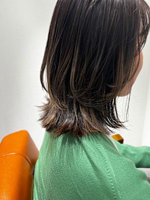 ミディアムレイヤー×グラデーションハイライトカラー