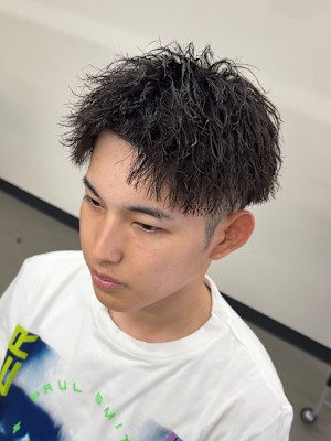 ツイスパ　メンズショート