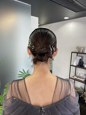 ［風花］タイトカチモリヘア　お呼ばれヘア