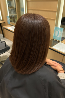 透明感ブラウンカラー