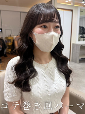 韓国風パーマ/コテ巻き風パーマ/デジタルパーマ/レイヤー