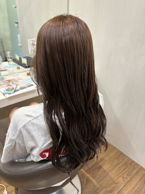 ブリーチなしワンカラー