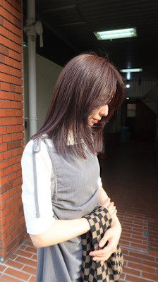 ミディアムフェイスレイヤーカット