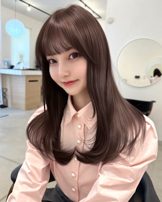 ヘーゼルグレージュカラー