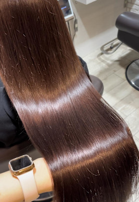 ストロベリーチョコカラー【髪質改善/錦糸町】