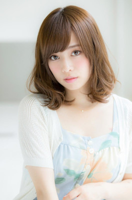 山村ゆるふわボブ/ゆるふわパーマ/ボブパーマミディアムヘア