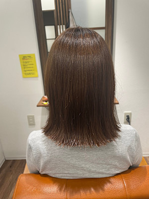 圧倒的艶髪”美髪矯正”×ヘイリーボブ