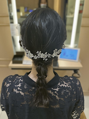 透明感カラー/ブリーチなしWカラー/髪質改善/伊勢原