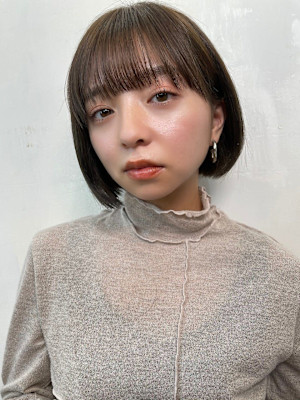 髪質改善ミニボブ