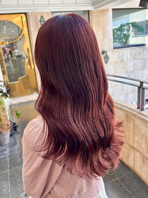 【YAGI】ブリーチなし大人可愛い艶髪ピンクラベンダー