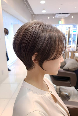 【小田急相模原】丸みショートボブ