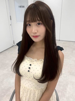 ガーリーふわふわストレート