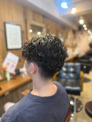 メンズナチュラルパーマ　【代々木上原】