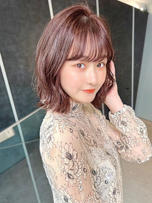 くびれウェーブボブ