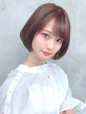 内巻きスタイルボブ